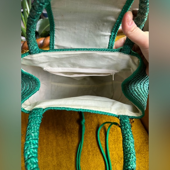 Incredible vintage straw purse - Picture 6 of 14